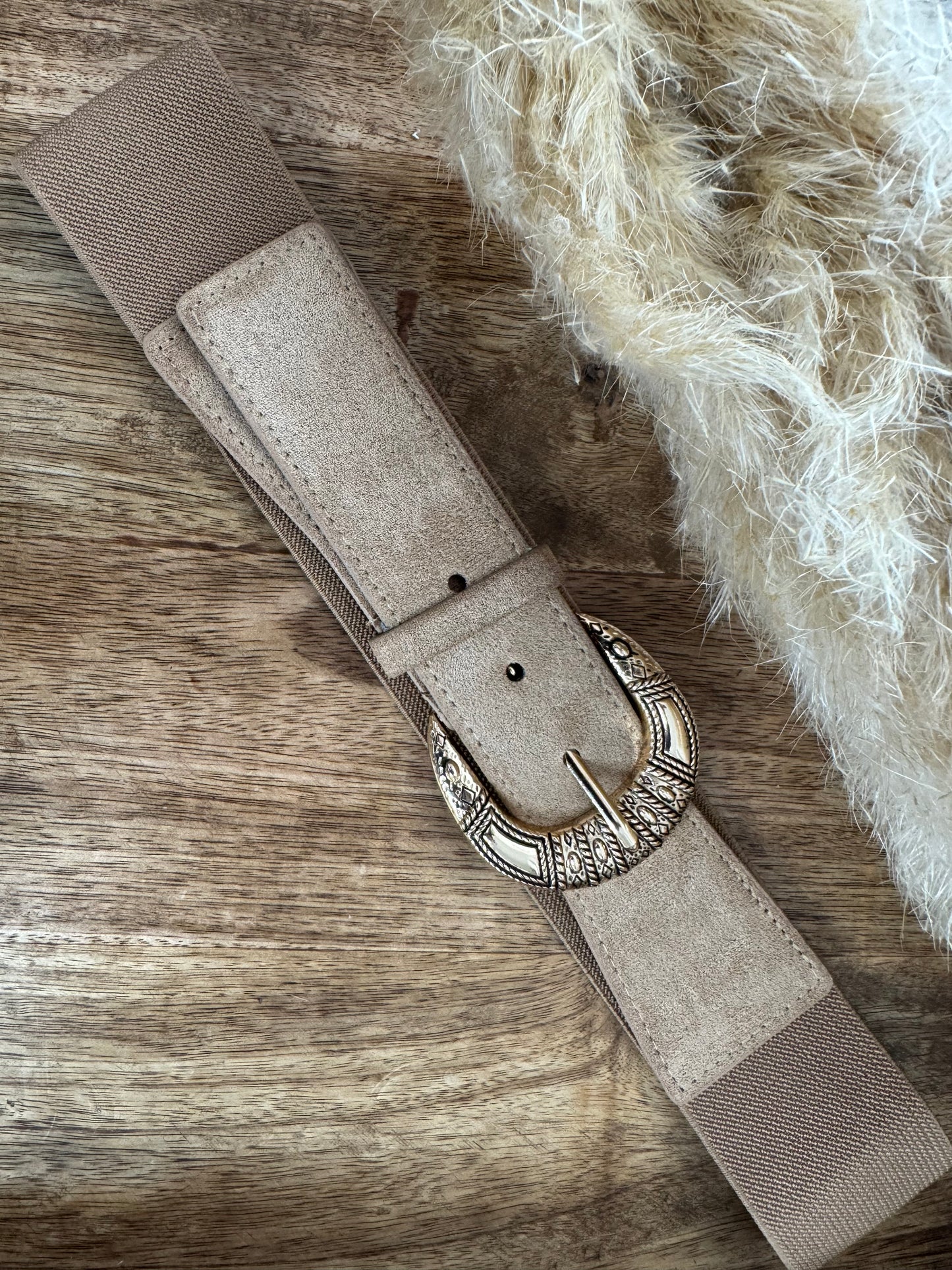 Ceinture beige Roba