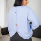 pull bleu ciel femme